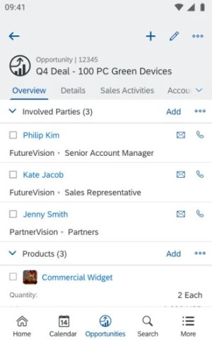 SAP Cloud for Customer app(Cloud4CustEx)图1