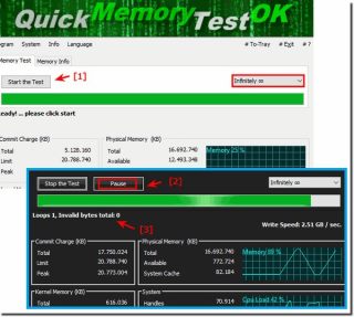 QuickMemoryTestOK(内存测试工具)图0